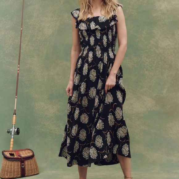 THE GREAT. Dresses & Skirts - New The Great. The Havana Floral Print Black Maxi Dress Size 2